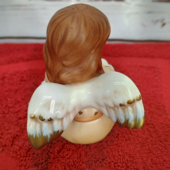 Goebel Hummel Annual Angel Figurine 2003 Limited Edition With Heart Design Chris - Picture 2 of 7